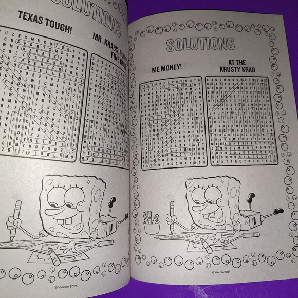 SpongeBob SquarePants Word Search Puzzle Book - Picture 2 of 6